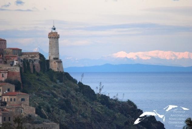 Alpi marittime dall''Elba! Monviso!?!    No, Pizzo d''Ormea